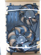  Вентилятор охлаждения радиатора (Диффузор+2 мотора))  на  Volvo S60,S80, XC60, XC70